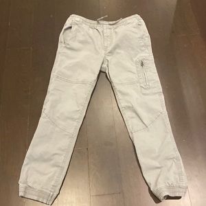 Gap, Boys Stretch Utility Style Joggers in a Light Grey, Size L